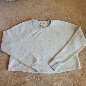 Madewell MWL Airyterry Crop Sweatshirt